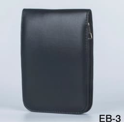 image-High Quality Top Great Black Brown Leather Pencil Case For 12 Fountain Or Roller Ball Pen Case