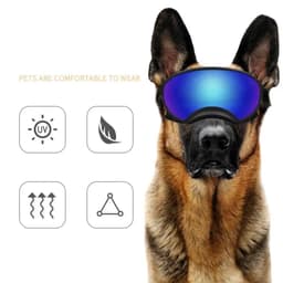image-YOUZI Dog Sunglasses For Medium Large Dogs Uv Protection Windproof Goggles With Adjustable Strap Eyes Protection