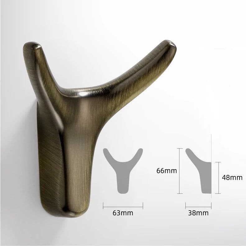 image-Wall Hanging Clothes Hook Bedroom Robe Hook Door Coat Hanger Hook Kitchen Cabinet Storage Hook Towel Hook Bathroom Accessories