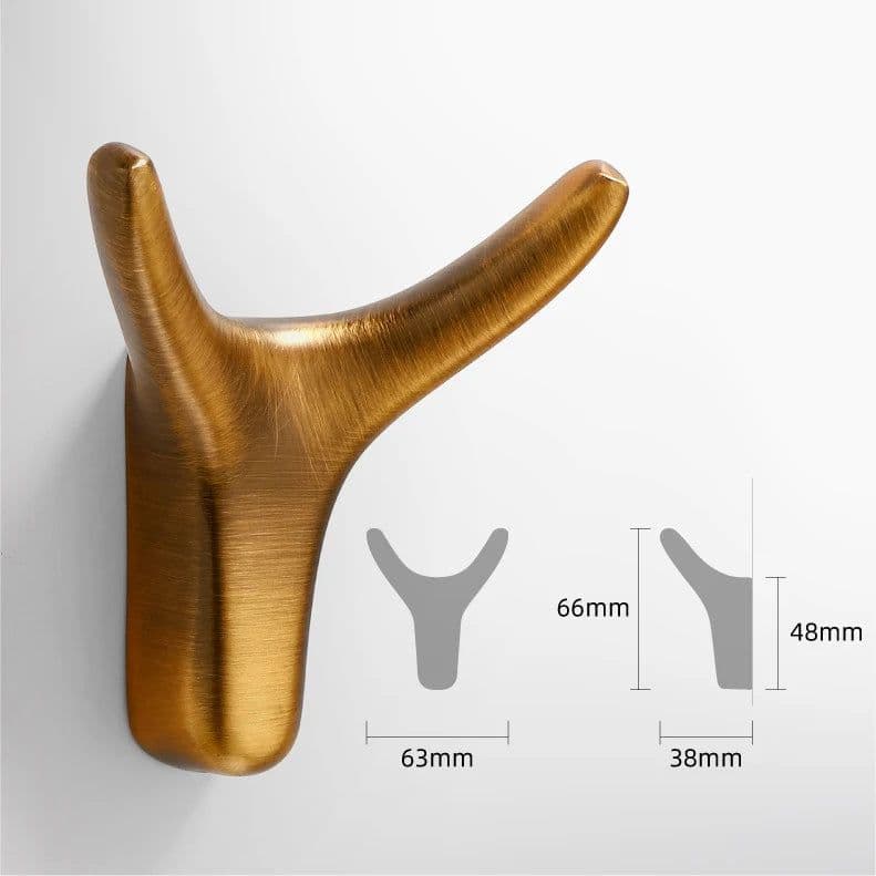 image-Wall Hanging Clothes Hook Bedroom Robe Hook Door Coat Hanger Hook Kitchen Cabinet Storage Hook Towel Hook Bathroom Accessories