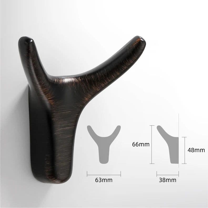 image-Wall Hanging Clothes Hook Bedroom Robe Hook Door Coat Hanger Hook Kitchen Cabinet Storage Hook Towel Hook Bathroom Accessories
