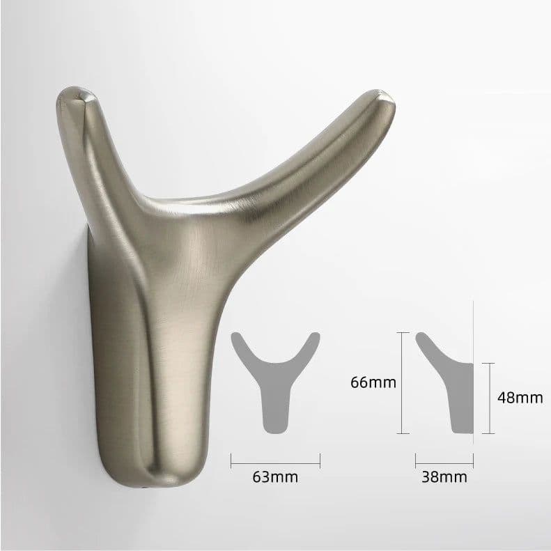 image-Wall Hanging Clothes Hook Bedroom Robe Hook Door Coat Hanger Hook Kitchen Cabinet Storage Hook Towel Hook Bathroom Accessories
