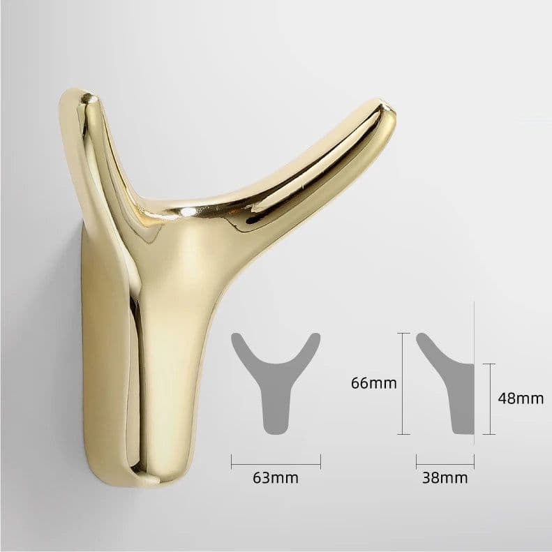 image-Wall Hanging Clothes Hook Bedroom Robe Hook Door Coat Hanger Hook Kitchen Cabinet Storage Hook Towel Hook Bathroom Accessories