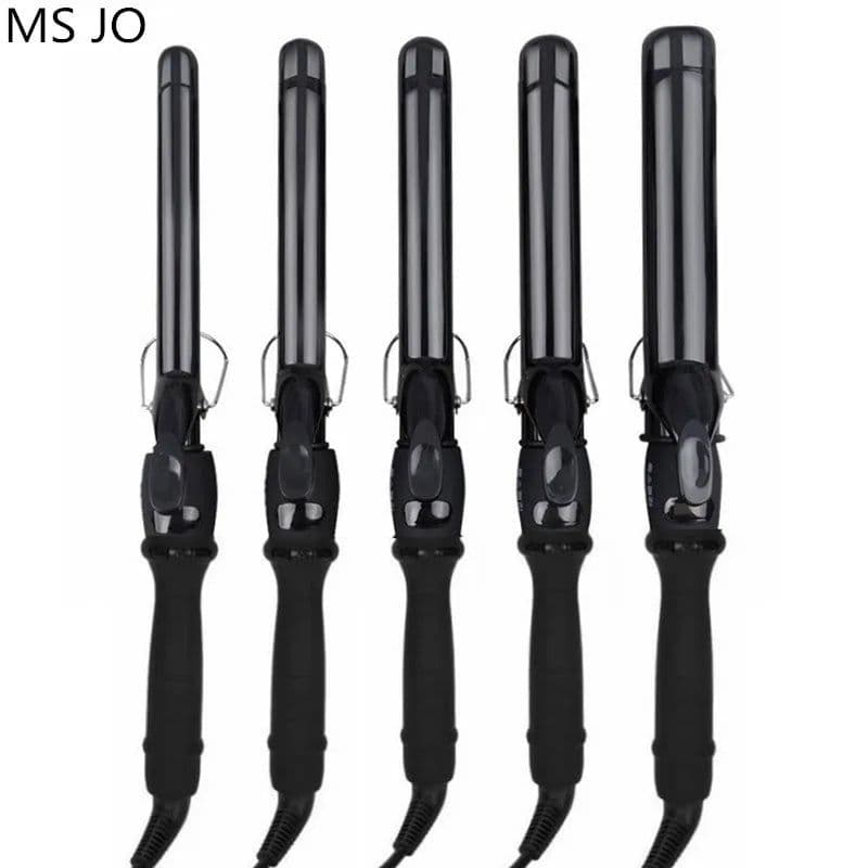 image-LCD Temperature Adjustment Hair Curler Professional Curling Irons Wand Wavers Beauty Styling Tools