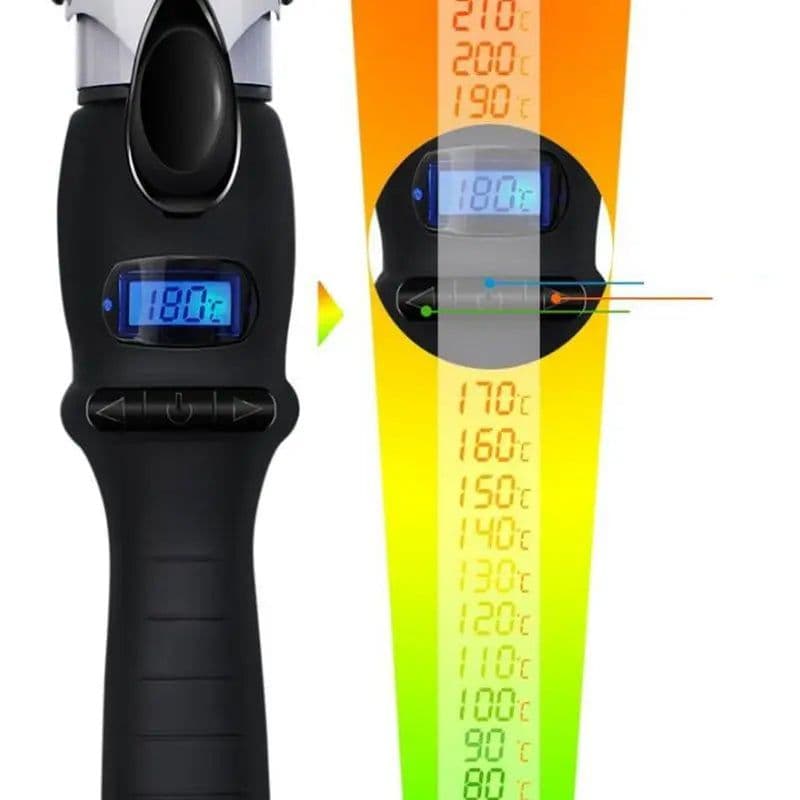 image-LCD Temperature Adjustment Hair Curler Professional Curling Irons Wand Wavers Beauty Styling Tools