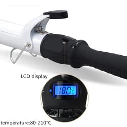 image-LCD Temperature Adjustment Hair Curler Professional Curling Irons Wand Wavers Beauty Styling Tools