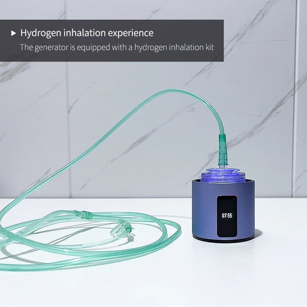 image-BlueVida Max 4500ppb DuPont N117 SPE/PEM Hydrogen Rich Water Bottle Generator Super Antioxidant ORP Can Breath H2 With Nose Kit