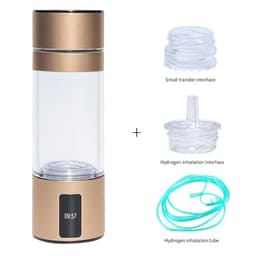 image-BlueVida Max 4500ppb DuPont N117 SPE/PEM Hydrogen Rich Water Bottle Generator Super Antioxidant ORP Can Breath H2 With Nose Kit
