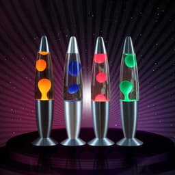 image-EU Plug Metal Base Wax Lava Lamp Night Light For Home Garden Evening Birthday Party Wedding Room Bedroom Table Decor
