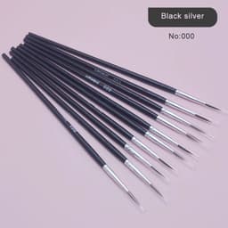 image-10Pcs/Set Fine Hand-painted Thin Hook Line Pen Short Wood Rod Drawing Art Pen Paint Brush Art Supplies Nylon Brush Special Offer
