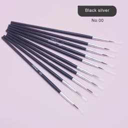 image-10Pcs/Set Fine Hand-painted Thin Hook Line Pen Short Wood Rod Drawing Art Pen Paint Brush Art Supplies Nylon Brush Special Offer