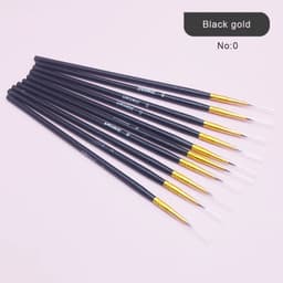 image-10Pcs/Set Fine Hand-painted Thin Hook Line Pen Short Wood Rod Drawing Art Pen Paint Brush Art Supplies Nylon Brush Special Offer