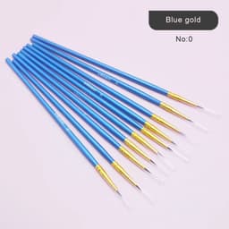 image-10Pcs/Set Fine Hand-painted Thin Hook Line Pen Short Wood Rod Drawing Art Pen Paint Brush Art Supplies Nylon Brush Special Offer