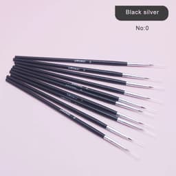 image-10Pcs/Set Fine Hand-painted Thin Hook Line Pen Short Wood Rod Drawing Art Pen Paint Brush Art Supplies Nylon Brush Special Offer