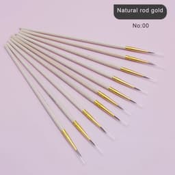 image-10Pcs/Set Fine Hand-painted Thin Hook Line Pen Short Wood Rod Drawing Art Pen Paint Brush Art Supplies Nylon Brush Special Offer