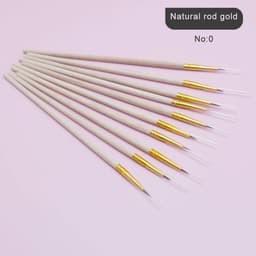 image-10Pcs/Set Fine Hand-painted Thin Hook Line Pen Short Wood Rod Drawing Art Pen Paint Brush Art Supplies Nylon Brush Special Offer