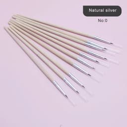 image-10Pcs/Set Fine Hand-painted Thin Hook Line Pen Short Wood Rod Drawing Art Pen Paint Brush Art Supplies Nylon Brush Special Offer