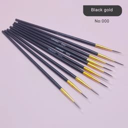 image-10Pcs/Set Fine Hand-painted Thin Hook Line Pen Short Wood Rod Drawing Art Pen Paint Brush Art Supplies Nylon Brush Special Offer