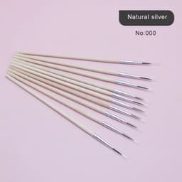 image-10Pcs/Set Fine Hand-painted Thin Hook Line Pen Short Wood Rod Drawing Art Pen Paint Brush Art Supplies Nylon Brush Special Offer