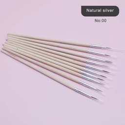 image-10Pcs/Set Fine Hand-painted Thin Hook Line Pen Short Wood Rod Drawing Art Pen Paint Brush Art Supplies Nylon Brush Special Offer