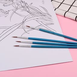 image-10Pcs/Set Fine Hand-painted Thin Hook Line Pen Short Wood Rod Drawing Art Pen Paint Brush Art Supplies Nylon Brush Special Offer