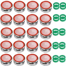 image-20 Pcs Water Saving Aerator Porcelain Bathroom Faucet Bubbler Spout Net Soft Flower Water Mouth Flowers To Prevent Splash