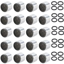 image-20 Pcs Water Saving Aerator Porcelain Bathroom Faucet Bubbler Spout Net Soft Flower Water Mouth Flowers To Prevent Splash