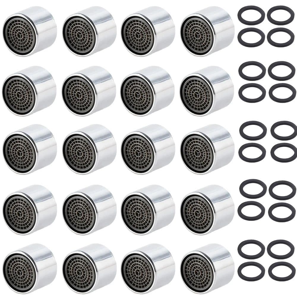 image-20 Pcs Water Saving Aerator Porcelain Bathroom Faucet Bubbler Spout Net Soft Flower Water Mouth Flowers To Prevent Splash