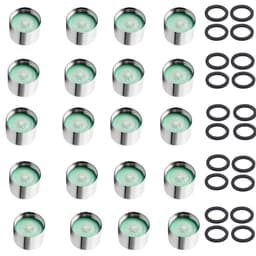 image-20 Pcs Water Saving Aerator Porcelain Bathroom Faucet Bubbler Spout Net Soft Flower Water Mouth Flowers To Prevent Splash