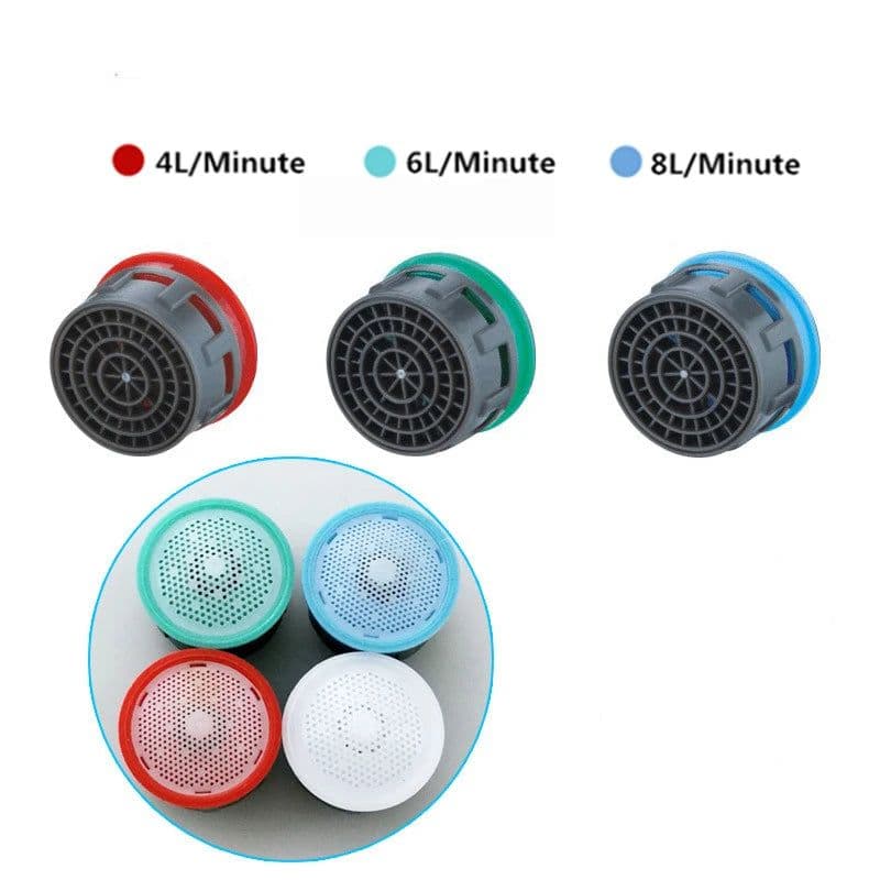image-20 Pcs Water Saving Aerator Porcelain Bathroom Faucet Bubbler Spout Net Soft Flower Water Mouth Flowers To Prevent Splash