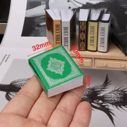 image-Mini Paper Books Boek Model Toys For Barbie Bjd Blythe Ob11 1/6 Miniature Dollhouse Furniture Decor Dolls Accessories Kids