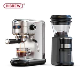 image-HiBREW Automatic Burr Mill Electric Coffee Grinder with 34 Gears for Espresso American Coffee Pour Over Visual Bean Storage G3
