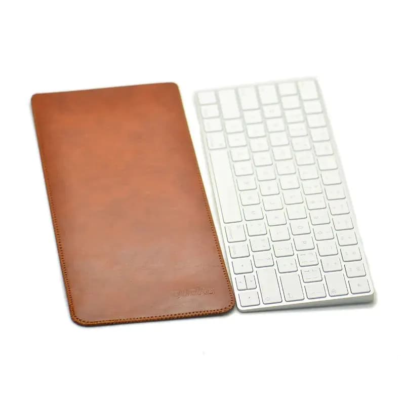 image-Arrival selling ultra-thin super slim sleeve pouch cover,microfiber leather laptop sleeve case only for Apple Magic KeyBoard 2