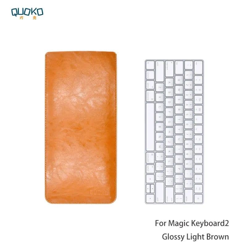 image-Arrival selling ultra-thin super slim sleeve pouch cover,microfiber leather laptop sleeve case only for Apple Magic KeyBoard 2