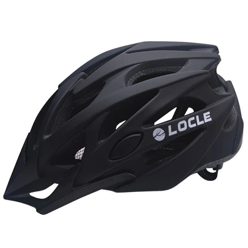 image-LOCLE Magnetic Goggles Cycling Helmet Men Women Bicycle Helmet Lenses MTB Bike Helmet Road Mountain Helmet Removable Sunvisor