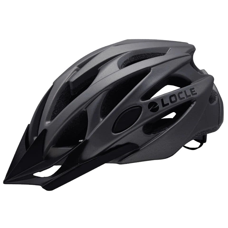 image-LOCLE Magnetic Goggles Cycling Helmet Men Women Bicycle Helmet Lenses MTB Bike Helmet Road Mountain Helmet Removable Sunvisor