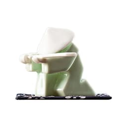 image-Incense Stick Burner Unique White-Porcelain Incense Stick Holder Chinese Ceramic Samurai Censer Holder Home Decor for Home