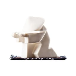 image-Incense Stick Burner Unique White-Porcelain Incense Stick Holder Chinese Ceramic Samurai Censer Holder Home Decor for Home