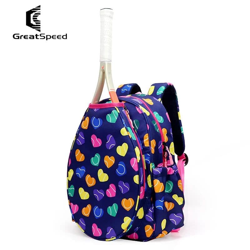 image-Multi-function GreatSpeed Tennis Backpack Large Capacity Portable Outdoor Tenis Padel Squash Badminton Racket Bag White Backpack