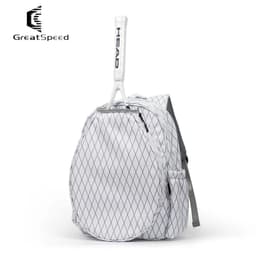 image-Multi-function GreatSpeed Tennis Backpack Large Capacity Portable Outdoor Tenis Padel Squash Badminton Racket Bag White Backpack