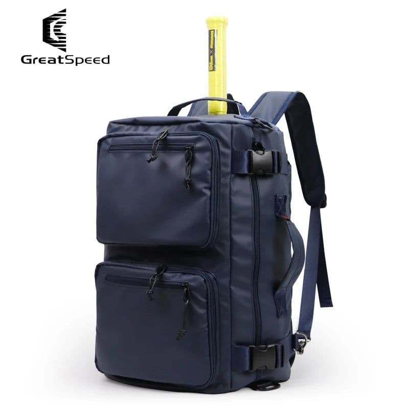 image-Multi-function GreatSpeed Tennis Backpack Large Capacity Portable Outdoor Tenis Padel Squash Badminton Racket Bag White Backpack
