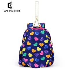 image-Multi-function GreatSpeed Tennis Backpack Large Capacity Portable Outdoor Tenis Padel Squash Badminton Racket Bag White Backpack