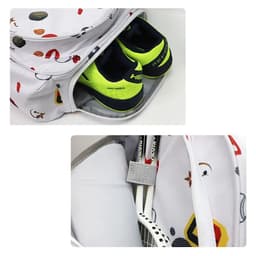 image-Multi-function GreatSpeed Tennis Backpack Large Capacity Portable Outdoor Tenis Padel Squash Badminton Racket Bag White Backpack