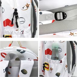 image-Multi-function GreatSpeed Tennis Backpack Large Capacity Portable Outdoor Tenis Padel Squash Badminton Racket Bag White Backpack
