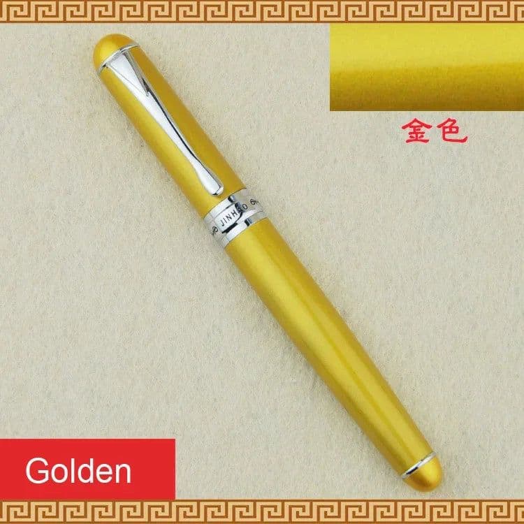image-Jinhao X750 Classic Style Silver Clip Metal Fountain Pen 0.5mm Nib Steel Ink Pens for Gift Office Supplies School Supplies