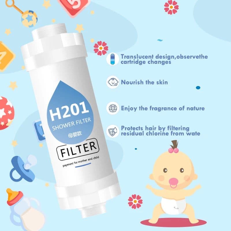 image-New Shower Filter Shower Head Filter,Soft Hair/ Skin Chlorine Removal,Bathroom Accessories