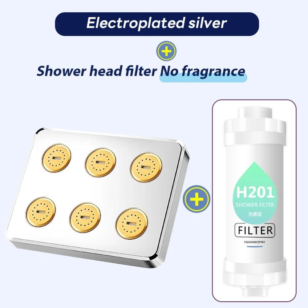 image-New Shower Filter Shower Head Filter,Soft Hair/ Skin Chlorine Removal,Bathroom Accessories