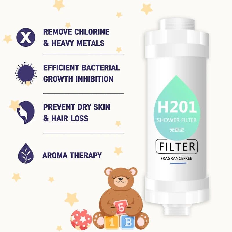 image-New Shower Filter Shower Head Filter,Soft Hair/ Skin Chlorine Removal,Bathroom Accessories