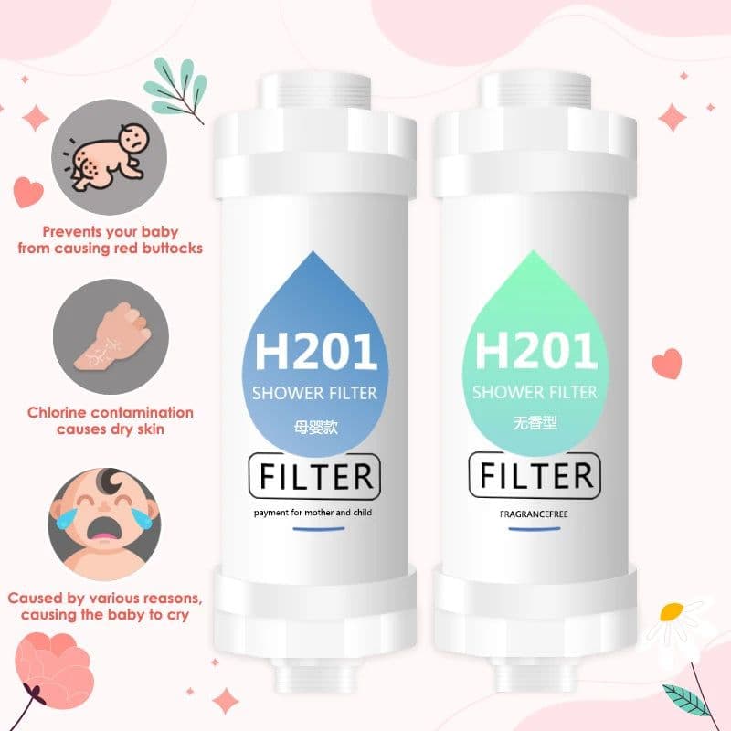 image-New Shower Filter Shower Head Filter,Soft Hair/ Skin Chlorine Removal,Bathroom Accessories
