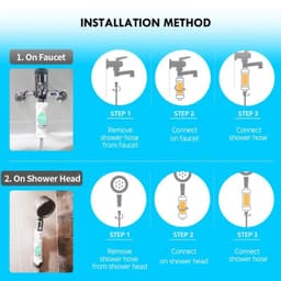 image-New Shower Filter Shower Head Filter,Soft Hair/ Skin Chlorine Removal,Bathroom Accessories